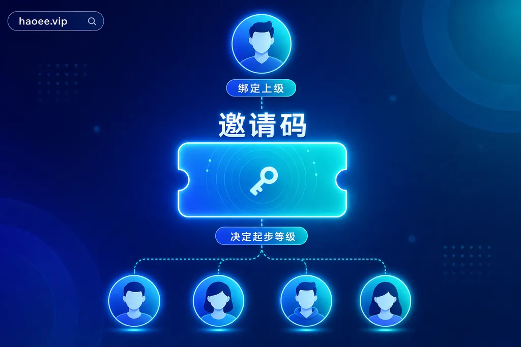 号易邀请码的作用：绑定上级、决定起步等级 - haoyi.online